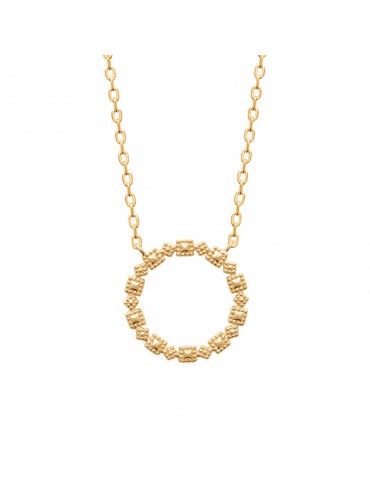 Collier Rond Plaqué Or Femme