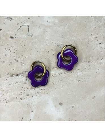 Boucles D'Oreilles Fleur...