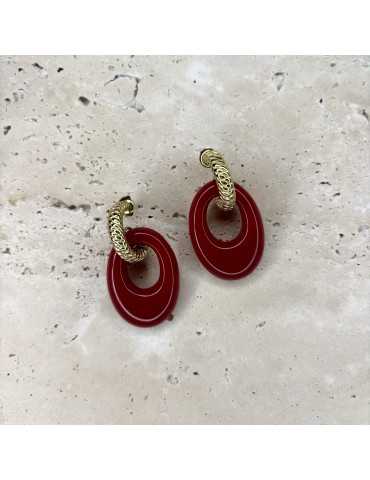 Boucles D'Oreilles Acier...