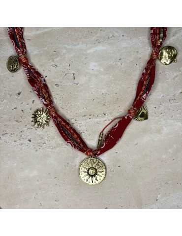 Collier Pampilles Acier...